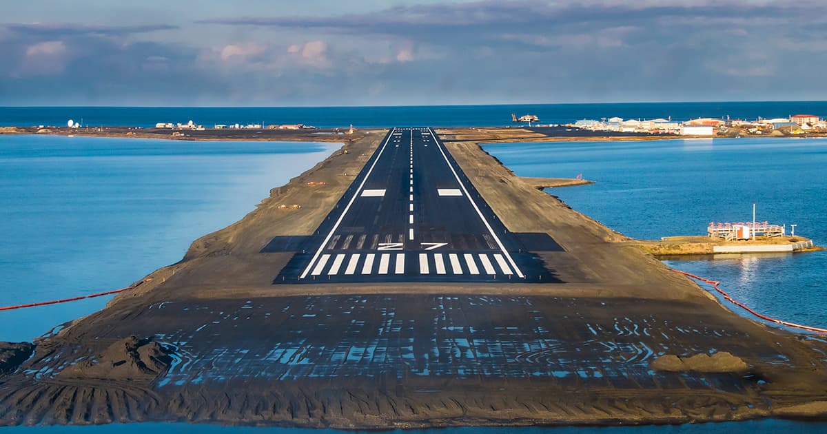 Kotzebue, Alaska, airport runway