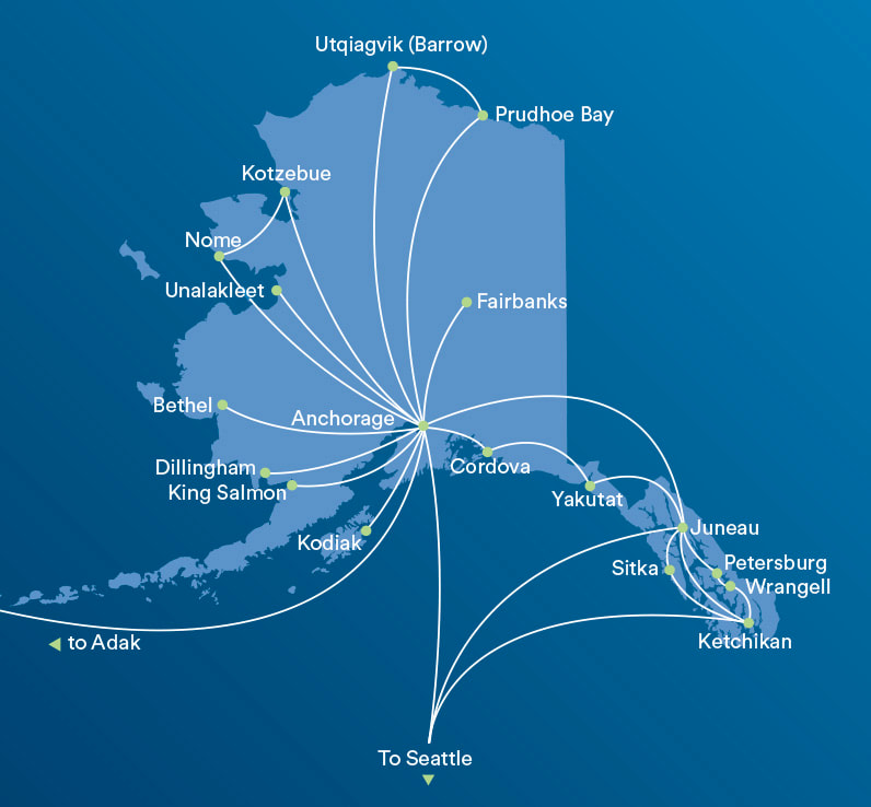 Alaska route map