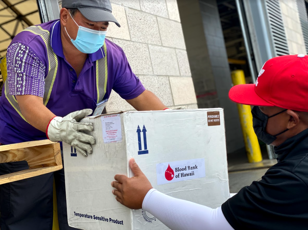 Blood Bank of Hawaii and Hawaiian Air Cargo: Partners in lifesaving express shipments every day 
